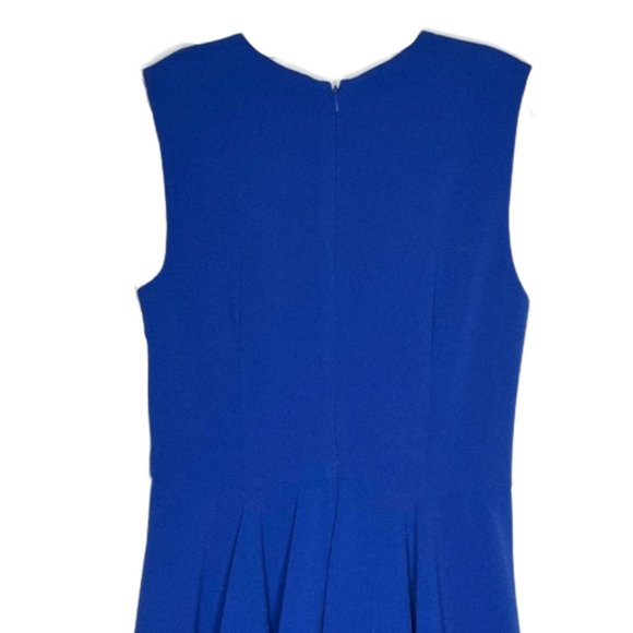 41 Hawthorn Royal Blue/Black Fit/Flare Knit Dress - M - Picture 6 of 10